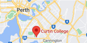 Curtin College map