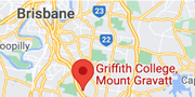 Griffith College - Brisbane map