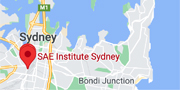 SAE Sydney map