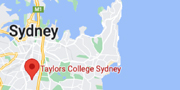 Taylors College Sydney map