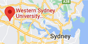 Western Sydney University International College map