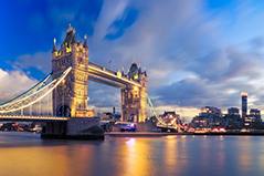 London bridge and river