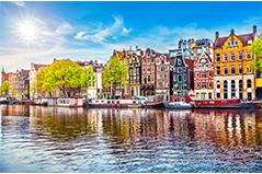 Netherlands canal and buildings