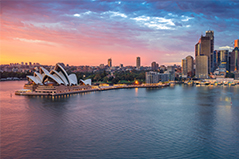 Sydney Harbour and Sydney Opera House