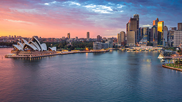 Sydney Harbour and Sydney Opera House